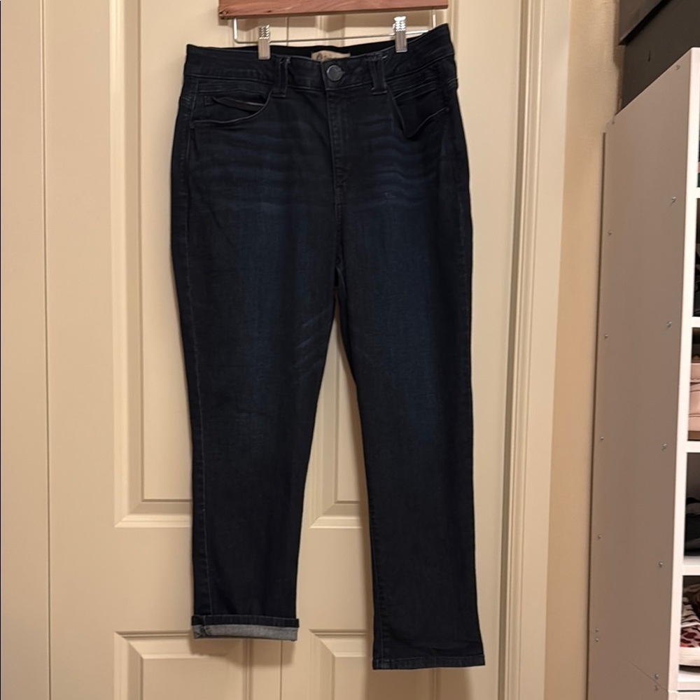 Democracy Blue Ankle Cropped Jeans